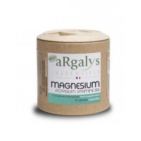 Magnésium + Potassium + Vitamine B6 - 60 gélules