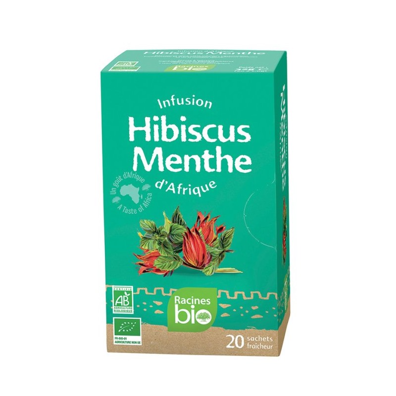 Infusion d'Afrique hibiscus menthe (20 sach. x 1.6gr)  *